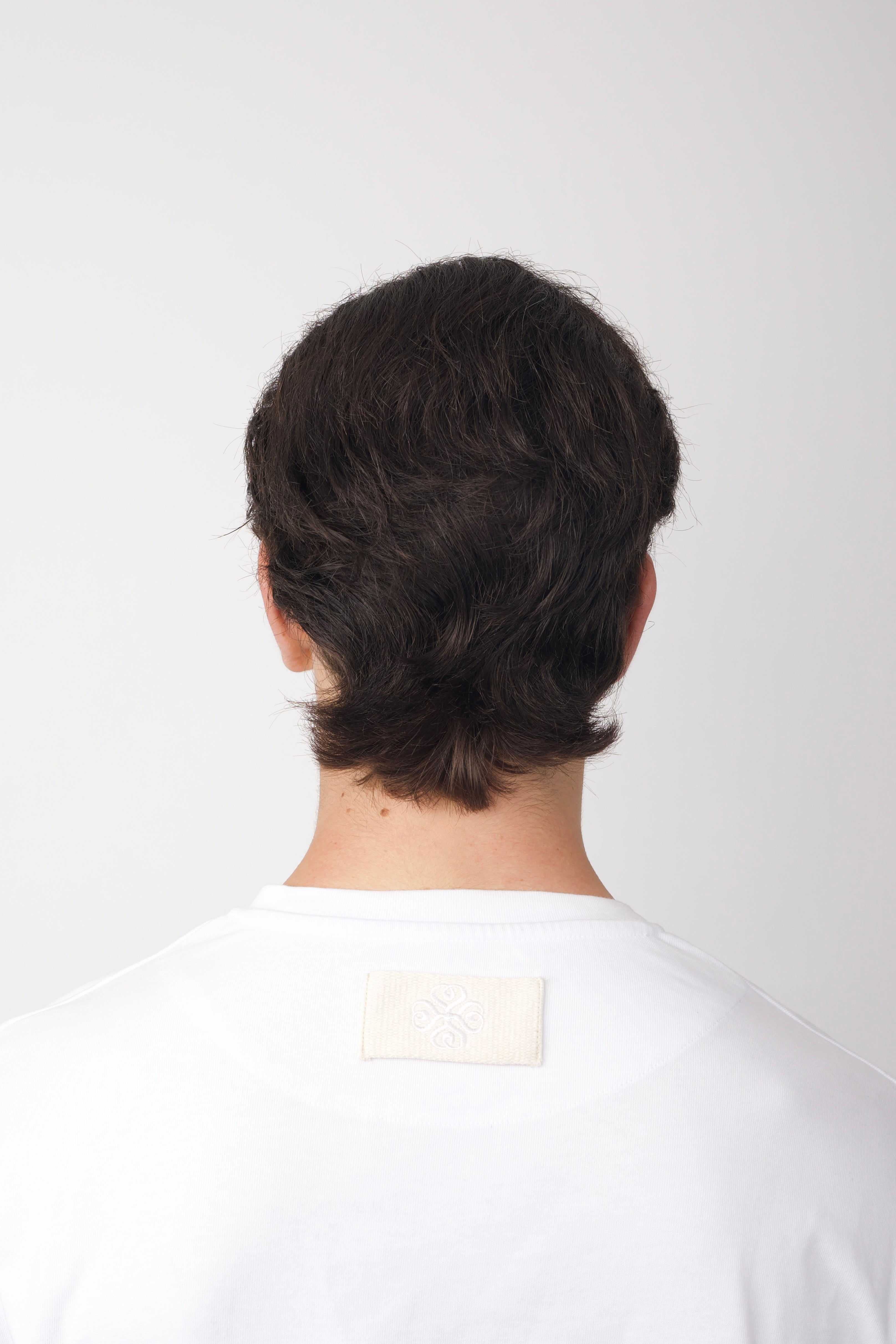 Slim Cotton Henley White