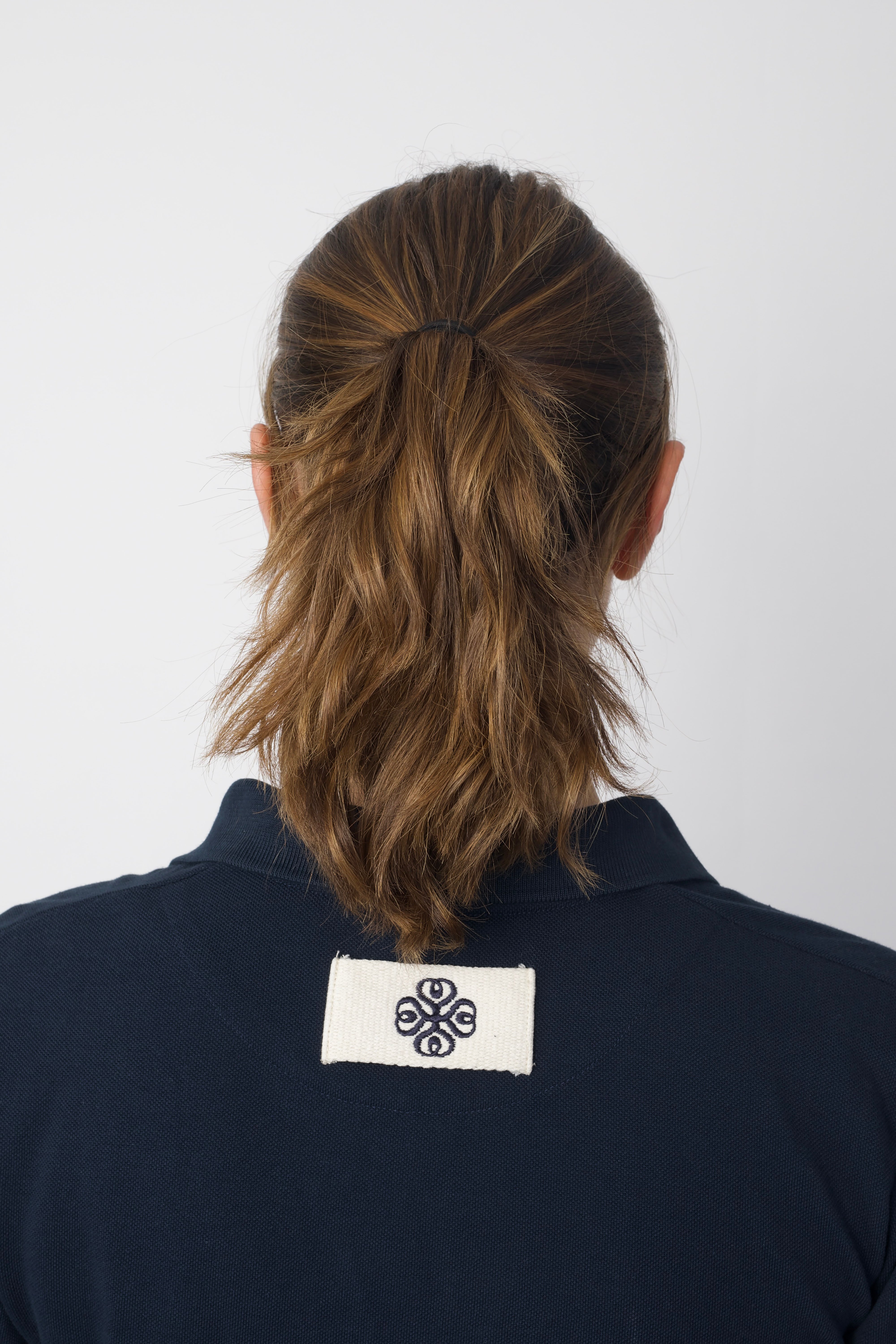 Cotton Piqué Polo Shirt Navy