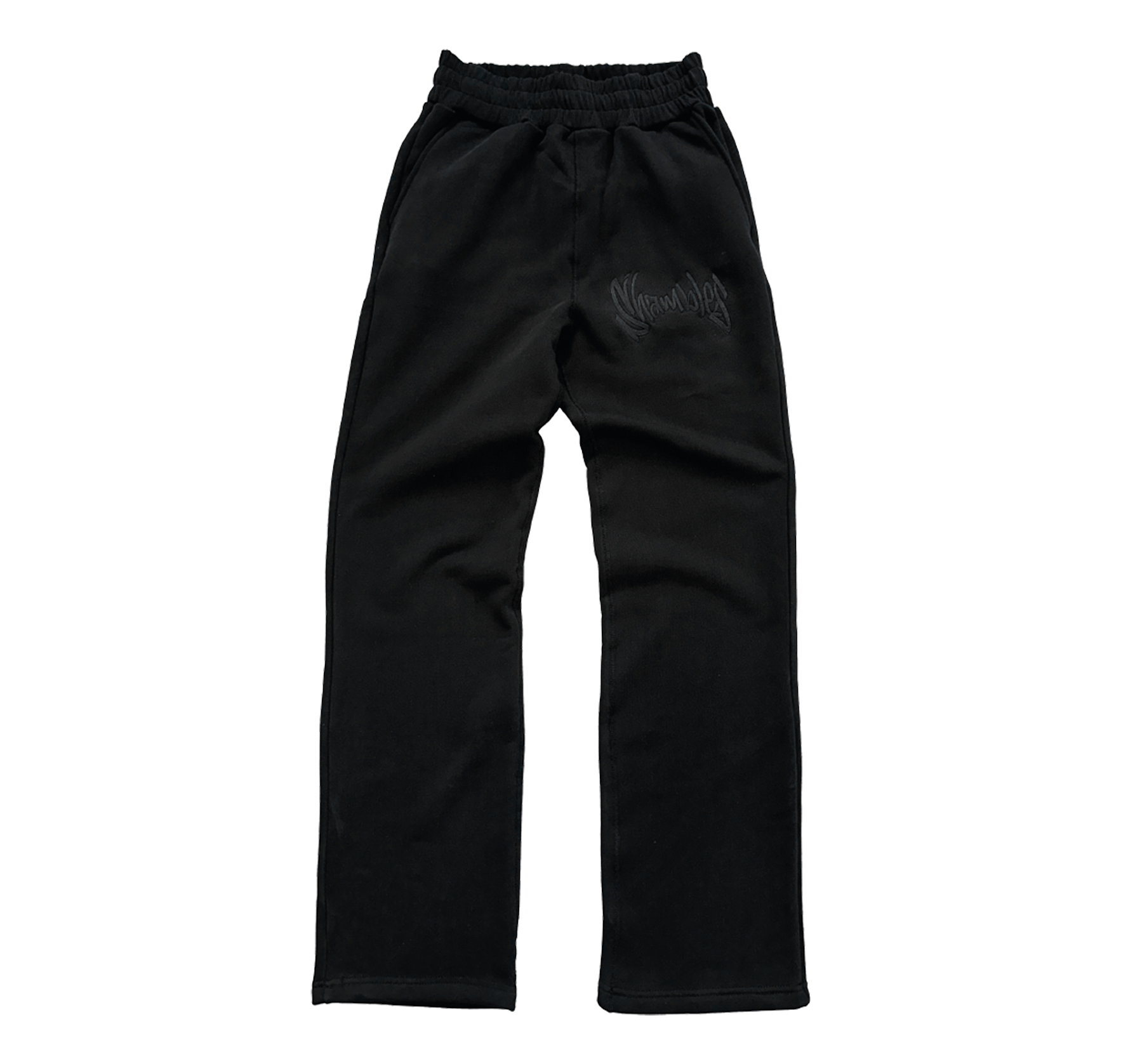 SHAMBLES OPEN LEG LOGO PANTS